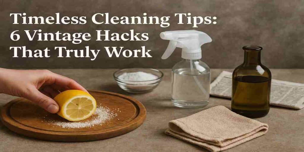 6 Vintage Hacks for Sparkling Clean Home