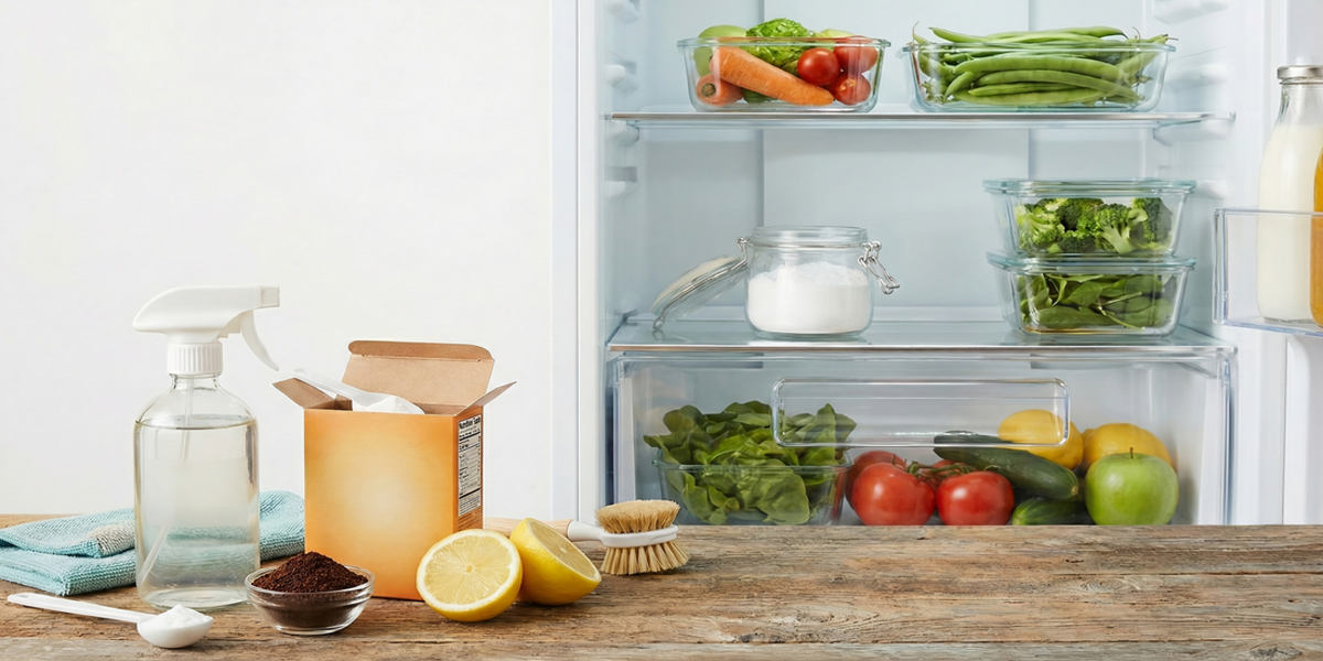 Chemical Free Effective Tips for a Sparkling Fridge