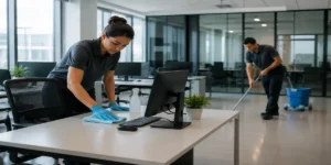 How to Clean Office Surfaces Without Disrupting Work?